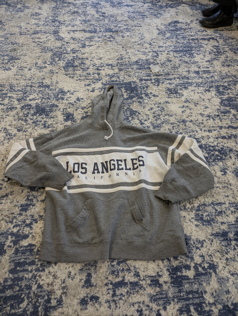 Hollister California Los Angeles Gray Hoodie Size Small